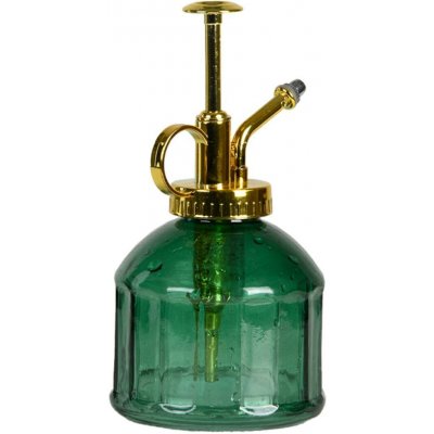 Esschert Design Skleněný Zika 7,3x17,5 cm zelená/zlatá – Zboží Dáma