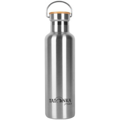 Tatonka Hot + Cold Stuff Bamboo Lid Nerezová termolahev 750 ml stříbrná – Hledejceny.cz