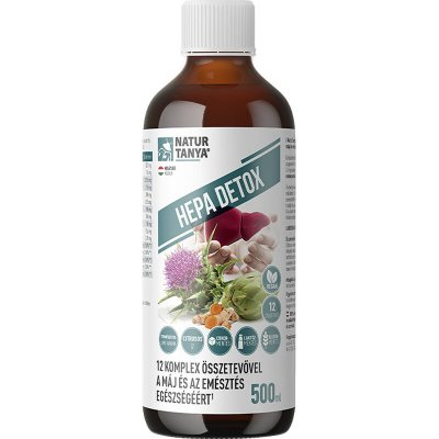 Natur Tanya Hepa Detox Veganský koncentrát na játra a trávení 500 ml – Hledejceny.cz