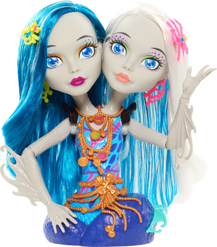 Mattel Monster High Peri a Pearl česací hlava 17.8 x 37.5 x 39.4 cm