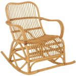 J-Line by Jolipa Ello Rattan Přírodní ratanové houpací křeslo – Zbozi.Blesk.cz