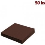 Wimex ubrousky 2V hnědé 50ks 33x33cm – Zboží Dáma