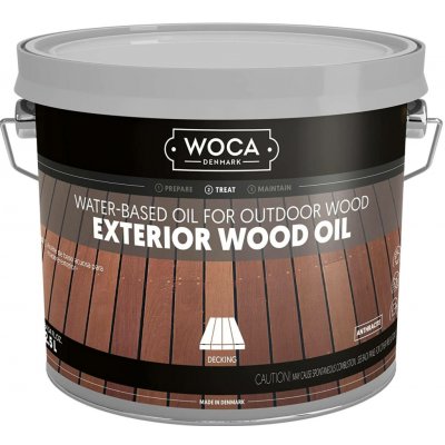 Woca Exteriérový olej na dřevěné terasy 2,5 l lískový ořech – Sleviste.cz
