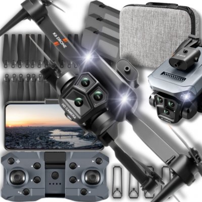Dron s kamerou K6 PRO MAX 750 m 1800 mAh – Zboží Živě