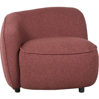 Label51 Fauteuil Livo Links winered boucle