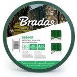 Bradas stínící fólie na plot 450g/m2 + spony 0,0475 m x 35 m green – Hledejceny.cz