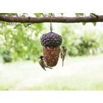 Esschert Design Best for Birds Krmítko pro ptáky Žalud 14 x 21 cm šedá – Hledejceny.cz