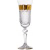 Sklenice Bohemia Crystal Ručně broušené sklenice na šampaňské set po 6 x 150 ml