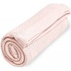 Dětská deka Vinter & Bloom deka Soft Grid Organic Baby Pink