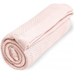 Vinter & Bloom deka Soft Grid Organic Baby Pink