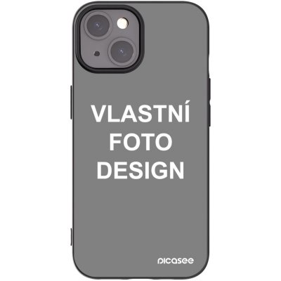 Pouzdro Picasee silikonové Apple iPhone 15 - Vlastní design/motiv černé – Zboží Živě