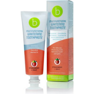 BeconfiDent Švédsko Bělicí multifunkční Jahoda & Máta 75 ml – Hledejceny.cz