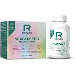 Reflex Nexgen PRO 90 kapslí + Omega 3 90 kapslí