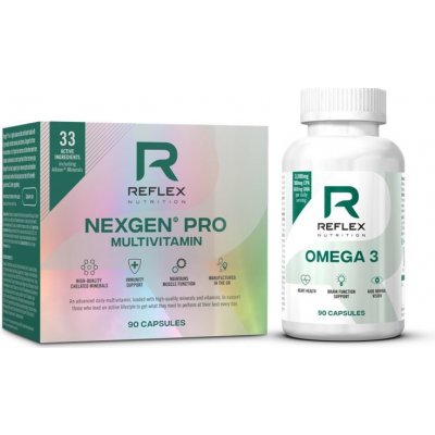 Reflex Nexgen PRO, 90 kapslí + Omega 3, 90 kapslí