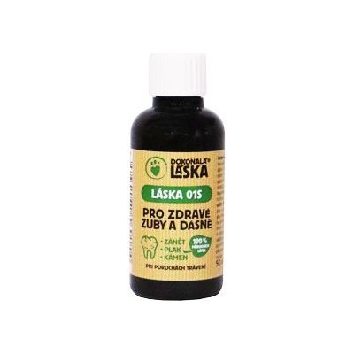Dokonalá láska Doplněk pro psy Dokonalá Láska 01S Pro zdravé zuby a dásně psů 50 ml – Hledejceny.cz