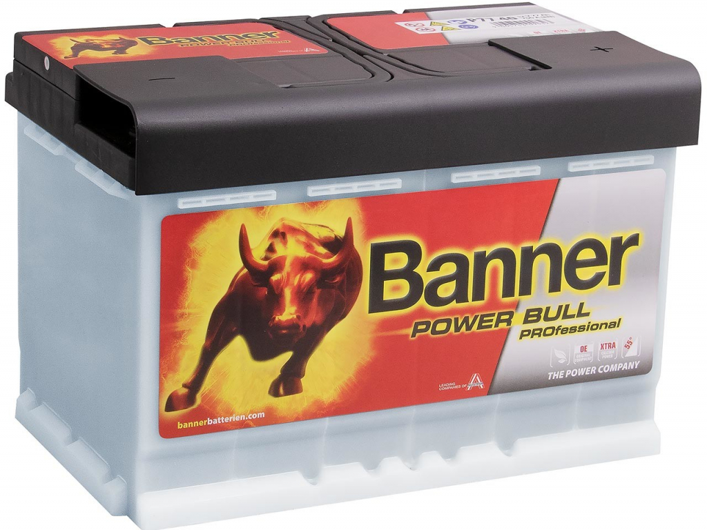 Banner Power Bull PROfessional 12V 77Ah 680A P77 40