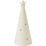 Vánoční porcelánový svítící LED stromeček kosočtverce 15 cm, H&L – Hledejceny.cz