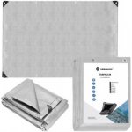 Springros Krycí plachta s oky 6 x 8 m extra silná 270g PE stříbrná PROTECT GA2151-XG – Hledejceny.cz
