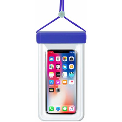 Pouzdro Beweare Vodotěsné obal na telefon 115 x 220 mm - modré – Zboží Mobilmania