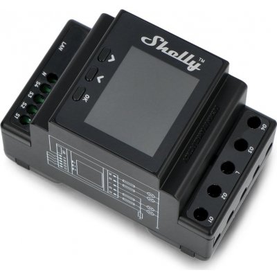 Shelly Pro 4PM spínací modul na DIN lištu 4x 16A (LAN, WiFi, Bluetooth) SHELLY-PRO-4PM – Zboží Živě