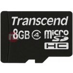 Transcend microSDHC 8 GB Class 4 TS8GUSDHC4 – Sleviste.cz