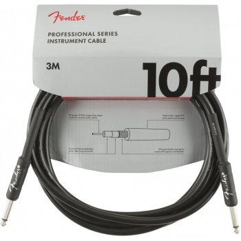 Fender Performance Series Instrument Cable 3m Angled BLK