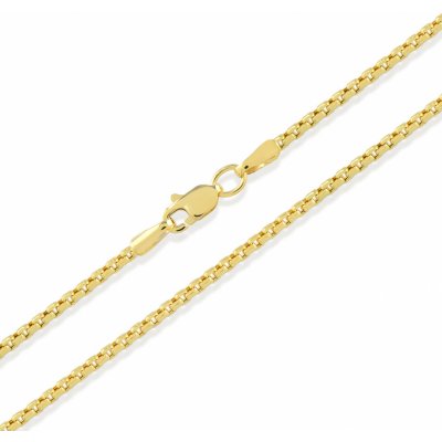 Lillian Vassago Zlatý řetízek, anker LLV59-GCH036Y Žlutá – Zboží Dáma