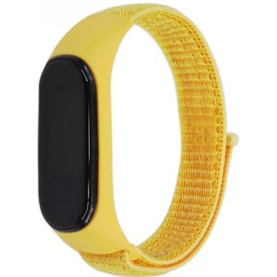 Xiaomi Mi Band 3/4 náhradní náramek Nylon Žlutá MBSCZ-NLN015 – Zboží Živě
