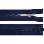 Stoklasa Kostěný zip No 5 délka 30 cm s ozdobným jezdcem Balení: 1 ks, Varianta: 330 modrá tmavá 330 modrá tmavá – Hledejceny.cz