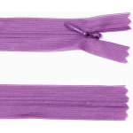Spirálový zip no.3 skrytý nerozepínací 20cm - více barev color: 580 švestková – Hledejceny.cz