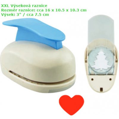 výsekové raznice XXL Srdce – Zboží Mobilmania