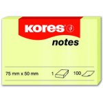 Kores samolepicí bloček 75 x 50 mm, 100 listů – Zboží Živě