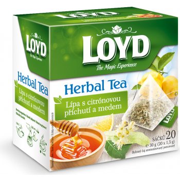 Loyd Herbal Tea lípa s citrónovou příchutí a medem 20 x 1,5 g