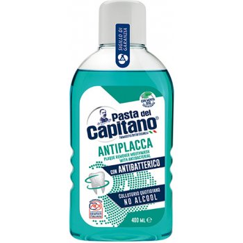 Pasta del Capitano Antiplacca antibakteriální ústní voda proti zubnímu plaku 400 ml