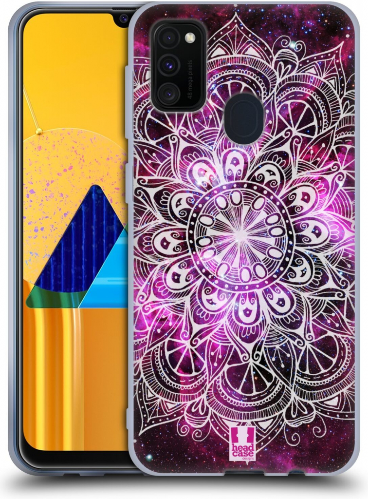Pouzdro Head Case Samsung Galaxy M21 Mandala Doodle Nebula
