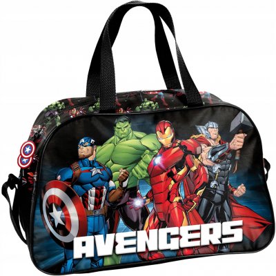Paso sportovní taška Avengers Fight černá – Zboží Mobilmania