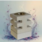 Aromafume pískovcová aroma lampa Abstraktní výřezy – Sleviste.cz