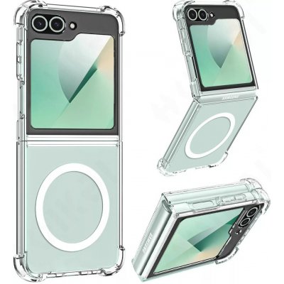 Techsuit Shockproof Clear Silicone MagSafe Samsung Galaxy Z Flip6 průhledné KF2344331 – Zboží Živě