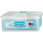 Babylove vlhčené ubrousky sensitive v boxu 80 ks – Hledejceny.cz