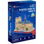 CubicFun 3D puzzle svítící Notre Dame 149 ks – Zboží Dáma
