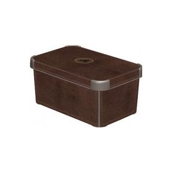 CURVER LEATHER S box úložný dekorativní 29,5 x 19,5 x 13,5 cm hnědý  04710-D12 od 189 Kč - Heureka.cz