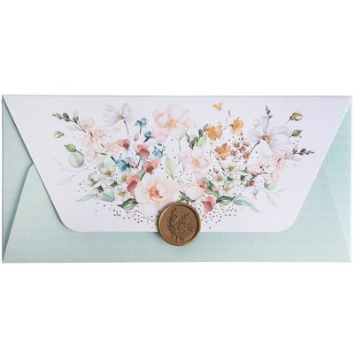 ARTEBENE dárková obálka - přání Divoké růže 23 x 11 cm – Zboží Mobilmania