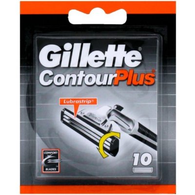 Gillette Contour Plus 10 ks – Hledejceny.cz