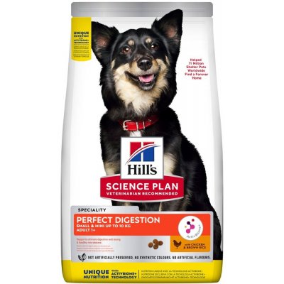 Hill’s Science Plan Perfect Digestion Small & Mini 6 kg – Hledejceny.cz