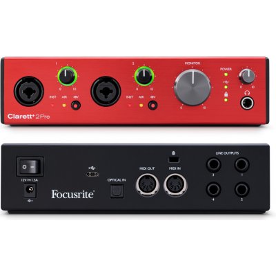 Focusrite Clarett+ 2Pre – Sleviste.cz