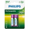 Baterie nabíjecí Philips AA 2600mAh 2ks R6B2A260/10