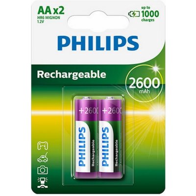 Philips AA 2600mAh 2ks R6B2A260/10 – Sleviste.cz