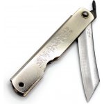 NAGAO Japonský zavírací nůž Higonokami z SK oceli Warikomi - 90 mm, stříbrný HN090PB – Hledejceny.cz