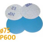 Brusný papír pro excentrickou brusku, zrnitost P600, Průměr: 75mm, 1 kus