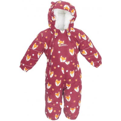 overal zimní dívčí s kožíškem Pidilidi PD vínová – Zbozi.Blesk.cz